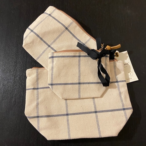 Hearth & Hand Canvas Travel Bag Set- NEW - Picture 6 of 10